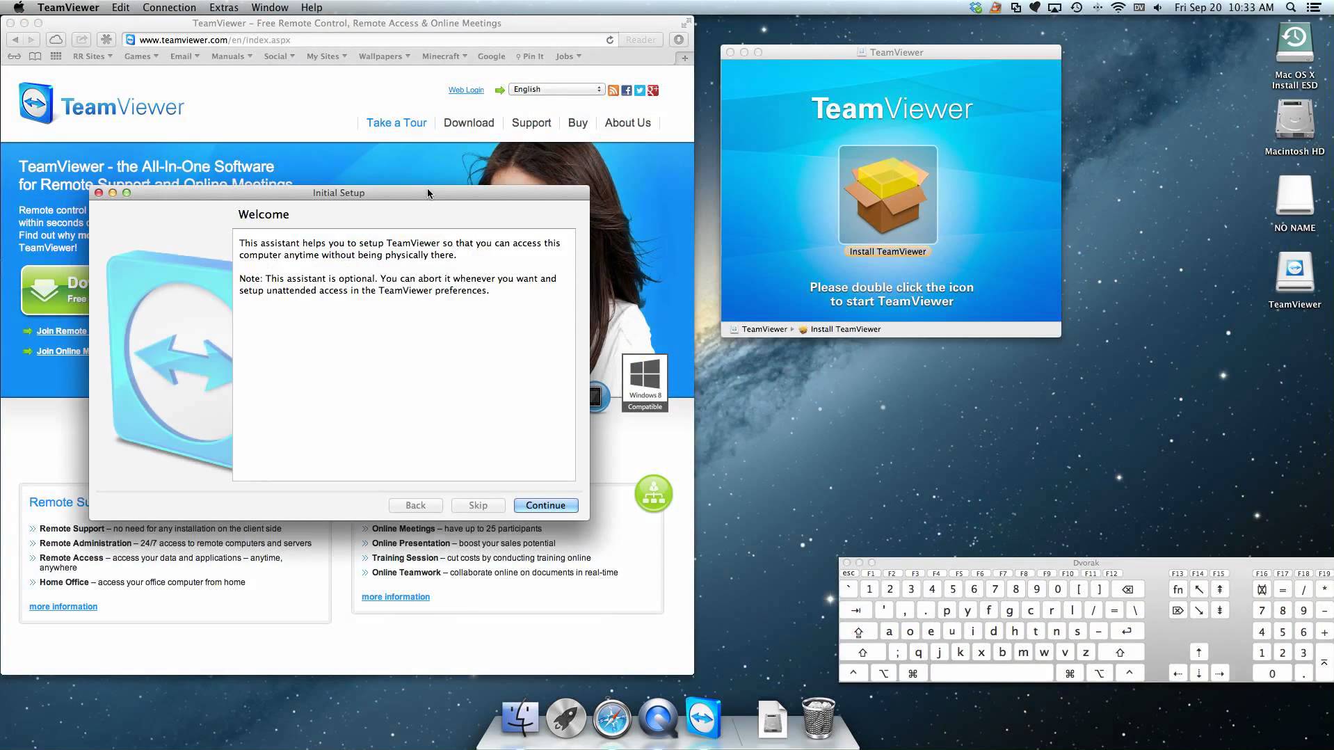 Teamviewer for mac os x 10.9.5